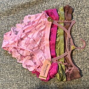 Juicy Couture Cheeky Panty Pack Size L